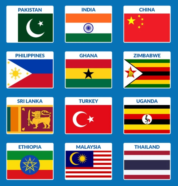 BRAC Saajan Money Transfer Corridor Flags