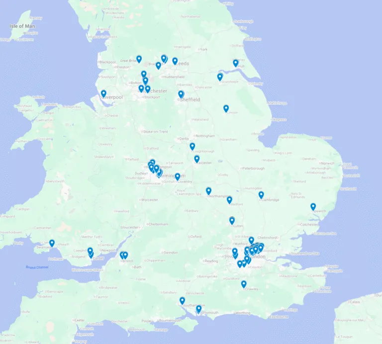 Preview of BRAC Saajan Agent Locations Map